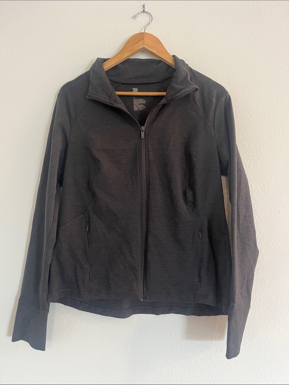 All in Motion Gray Full-Zip Jacket
